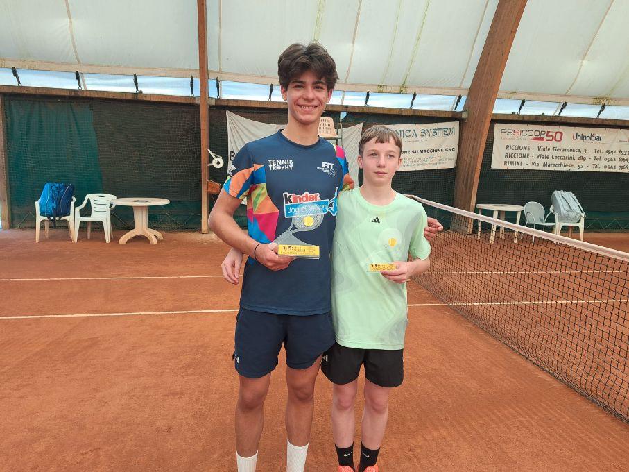 Torneo giovanile del Ct Coriano: le firme di Eva Raimondi e Jacopo Andruccioli nell’Under 14