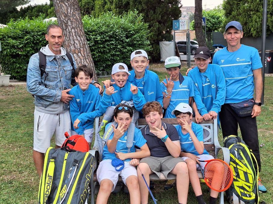 Campionato Under 12 maschile: Ct Cesena avanti con due squadre, ok anche Ten Sport Center, Ct Massa e Ct Casalboni Santarcangelo A