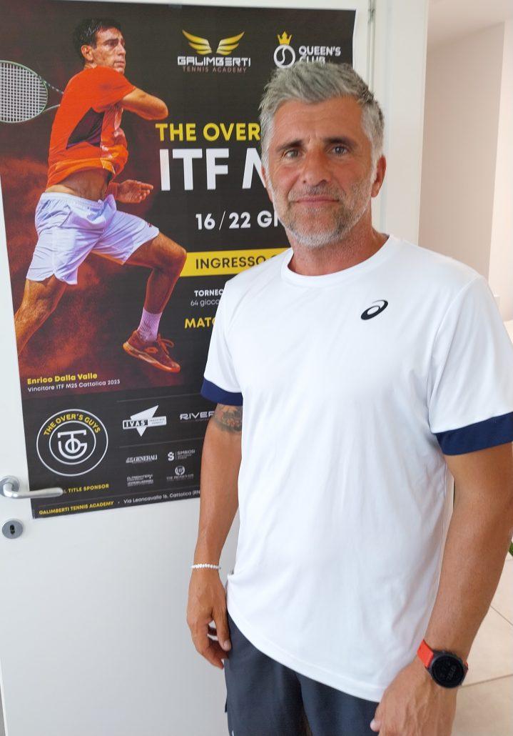 Giorgio Galimberti, direttore del torneo ITF M25 di Cattolica