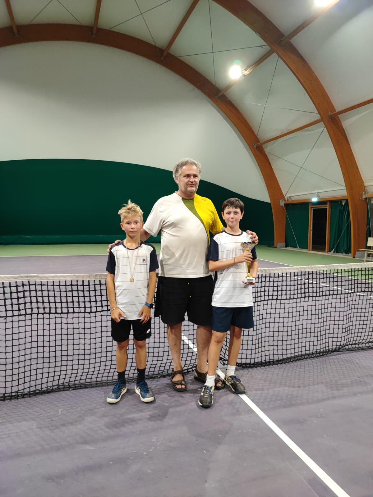 Torneo Under 12 maschile “Azienda Sidermec Gatteo” al Circolo Valle Rubicone: nel maschile vince Nicolò Maldini su Lorenzo Kapros