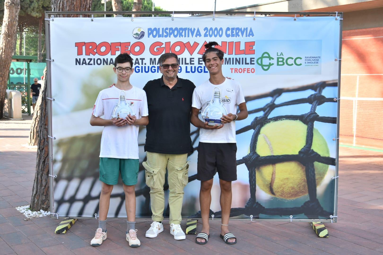 Trofeo “La BCC” alla Polisportiva 2000 Cervia: vincono Riccardo Briganti nell’Under 12 e Jacopo Andruccioli nell’Under 14