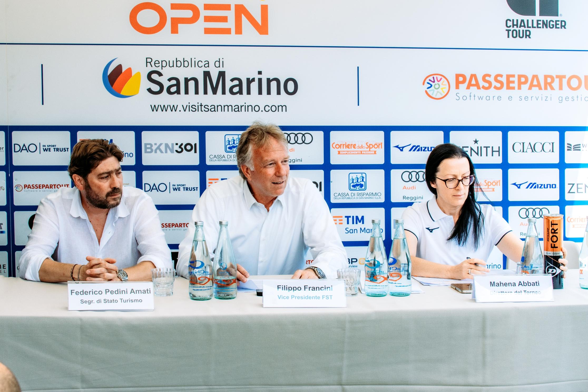 Presentati gli Internazionali di Tennis di San Marino: pronta una wild card per Fognini ed eventuali reduci dai Giochi di Parigi
