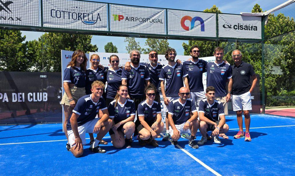 Il team del Russi Padel a Parma alle Finali Nazionali di Coppa dei Club 2024 MSP Italia