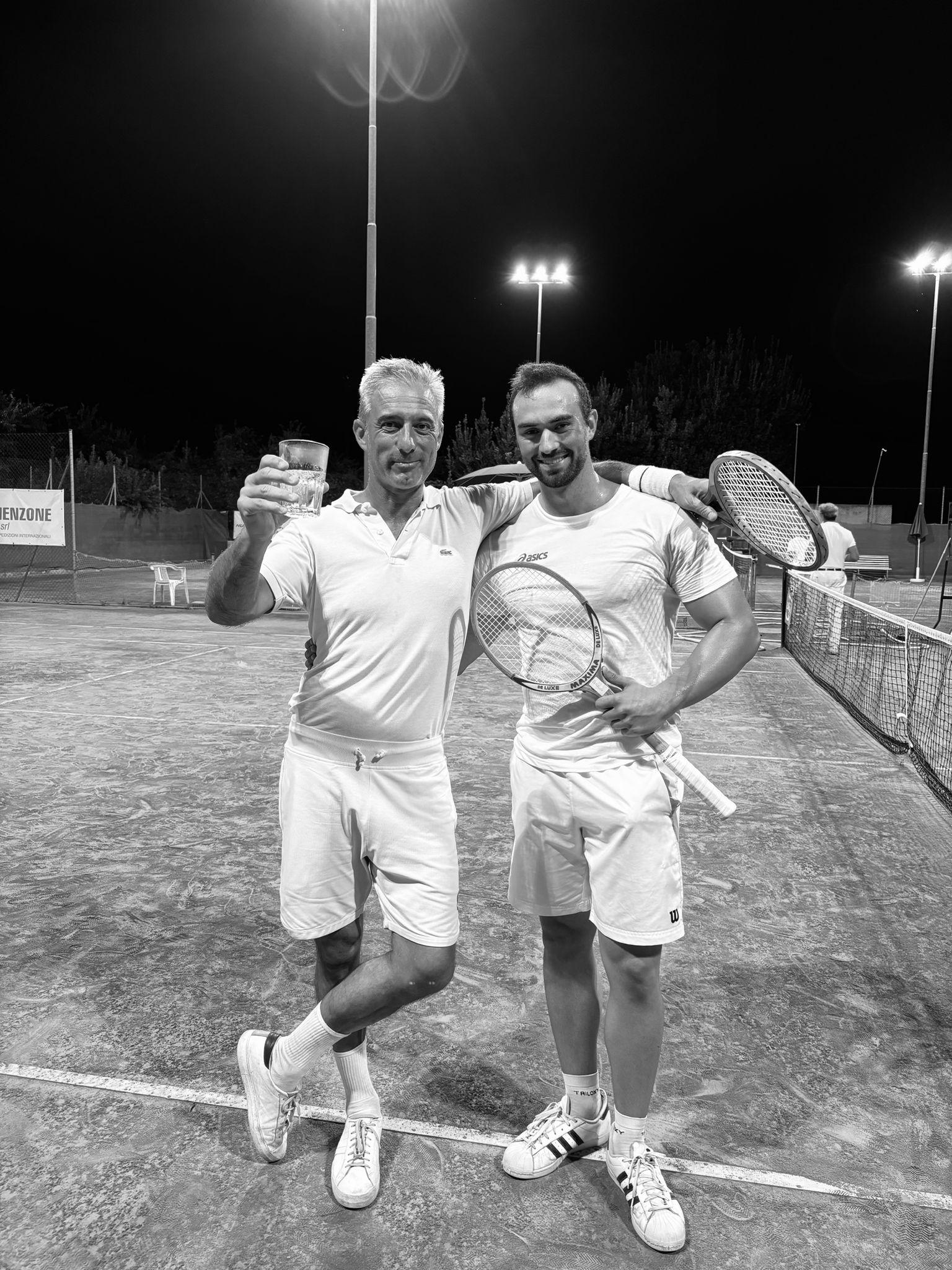 Torneo di 3° del Ct Zavaglia, il primo a qualificarsi per il secondo tabellone è il presidente Gianmarco Gamberini