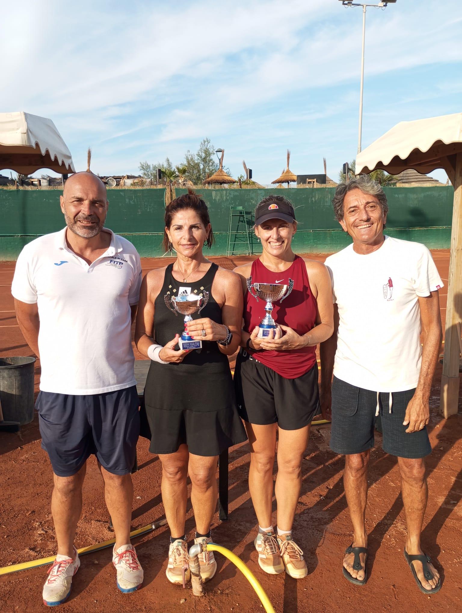 Filippo Maestri, Andrea Briolini, Gianni Davoli e Jessica Barbieri a segno nel torneo Veterani del Ct Rimini