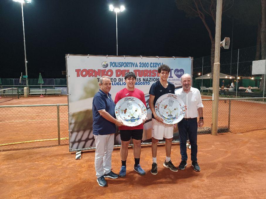 Trofeo “Buffetti” alla Pol.2000 Cervia: vincono Alex Guidi-Rafael Capacci nel doppio, Nicola Tocci e Gioia Barbieri nei singolari