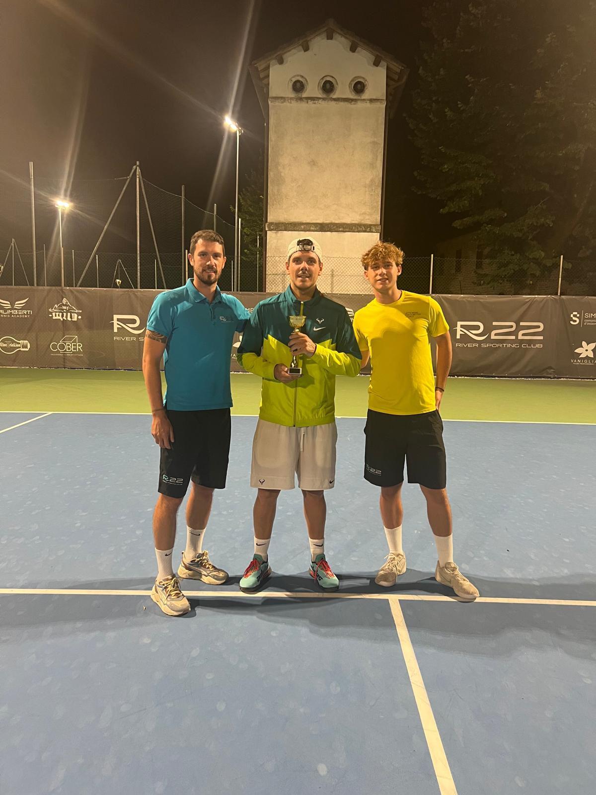 Samuele Visotti domina nel torneo di 4° del River 22 Sporting Club di Bagno di Romagna