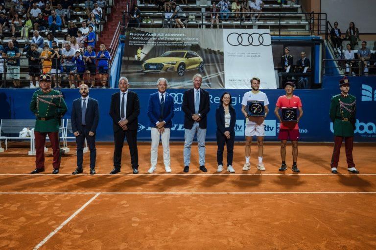 La cerimonia di premiazione degli Internazionali di Tennis di San Marino 2024