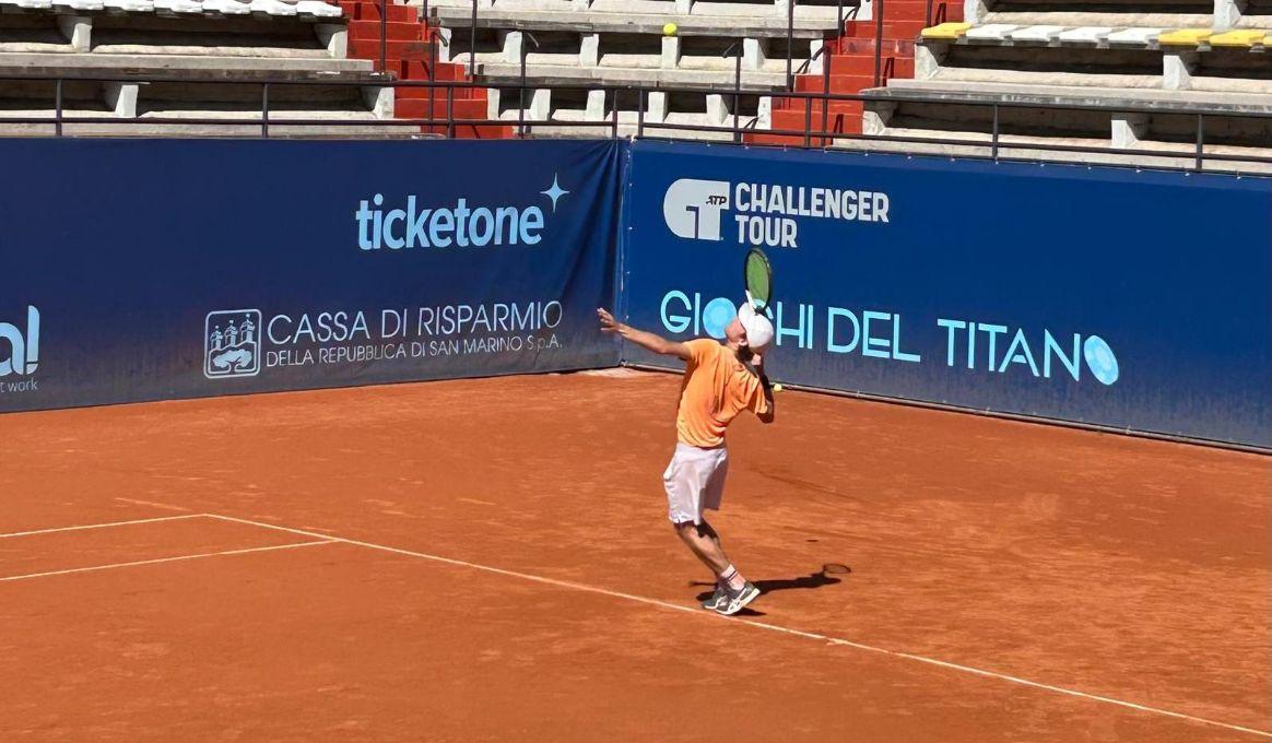 Matteo Sirca ed Elia Michelangelo Cicognani nei quarti del torneo di 3° (limitato al 3° gruppo) della Polisportiva Il Circolo di Sarsina