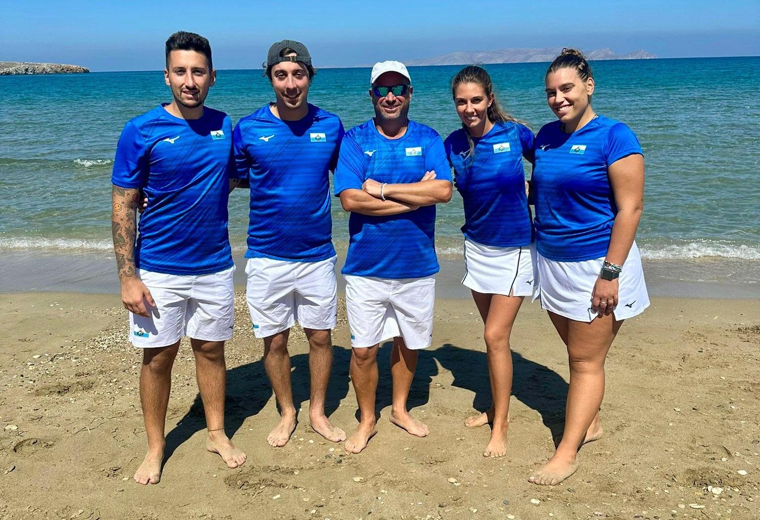 Beach Tennis: al via gli Europei a Creta con quattro sammarinesi