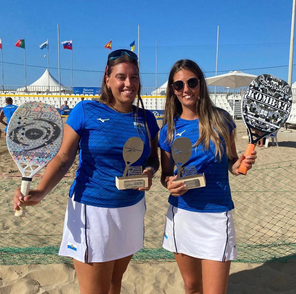 Europei Beach Tennis: le sammarinesi Colonna-Grandi si aggiudicano il torneo di consolazione