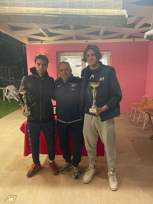 La premiazione del maschile all'Open di Fermignano