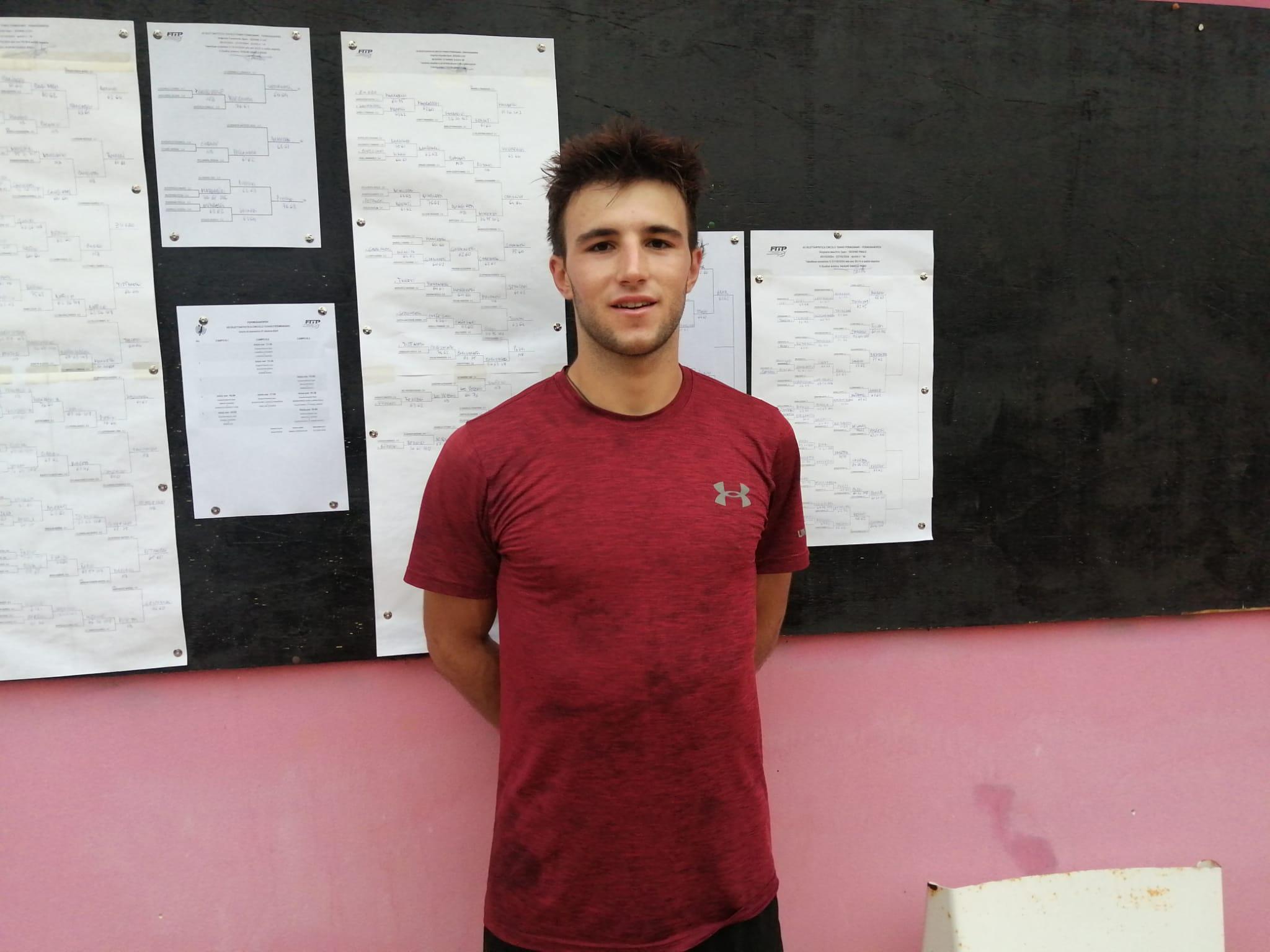 Open Fermignano: Nicola Filippi-Samuel Zannoni, un derby che vale la finale-Federico Strocchi vince il tabellone di 3° categoria