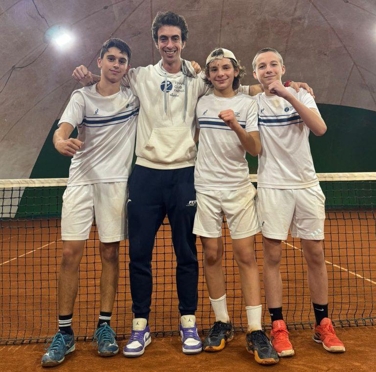 La squadra A del Trofeo Bellenghi del Tennis Club Faenza