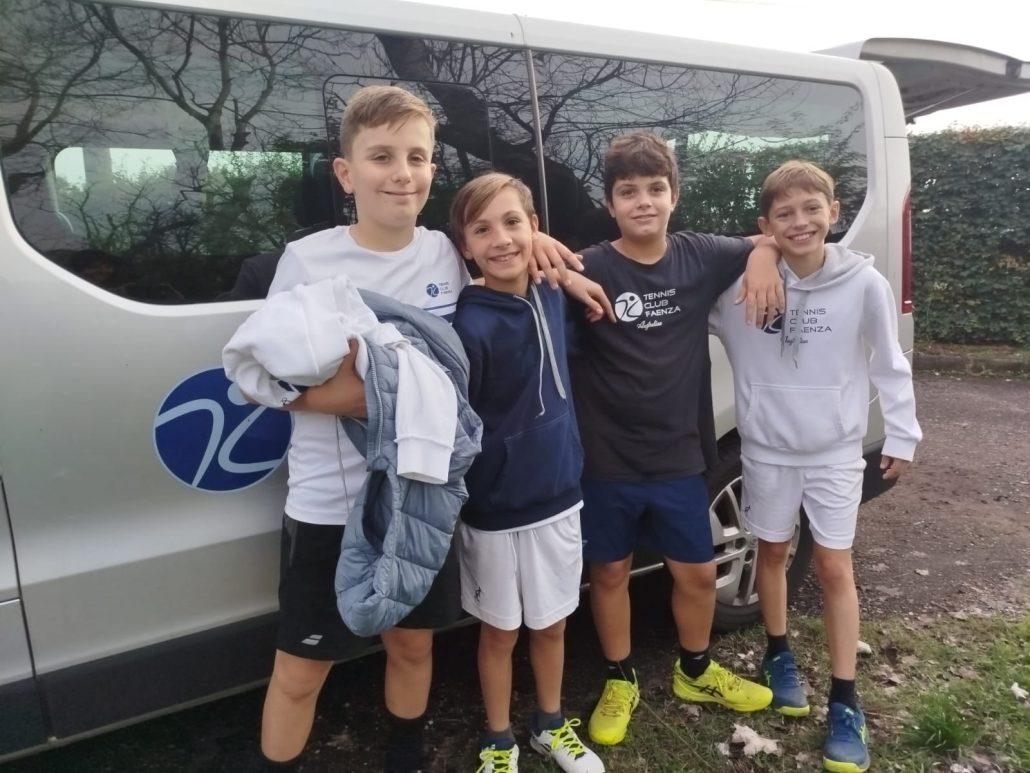 La squadra del Trofeo Micheli del Tennis Club Faenza