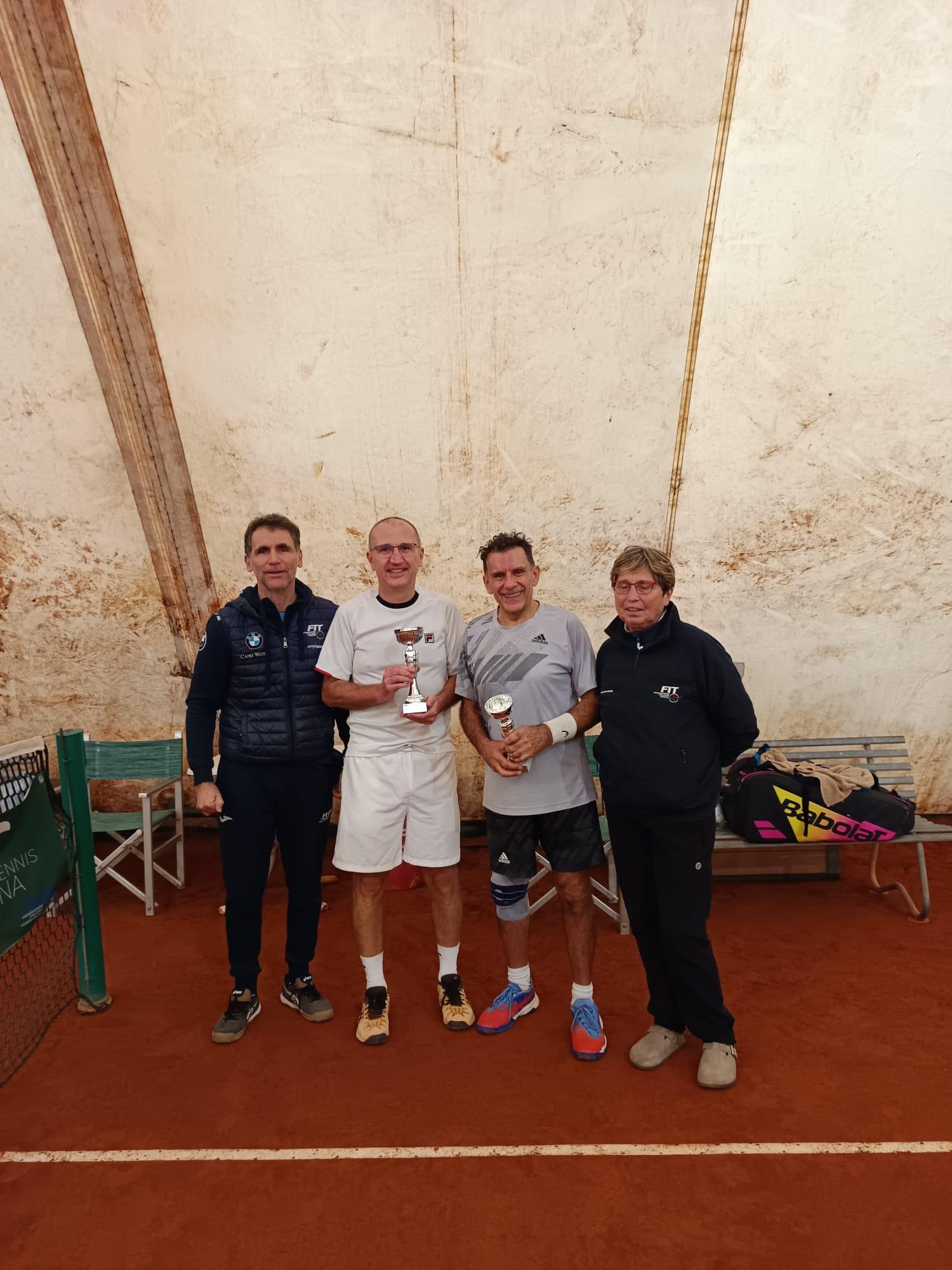 Marcello Pirini e Gaddo Camporesi sono i campioni provinciali Veterani al Circolo Tennis Cesena