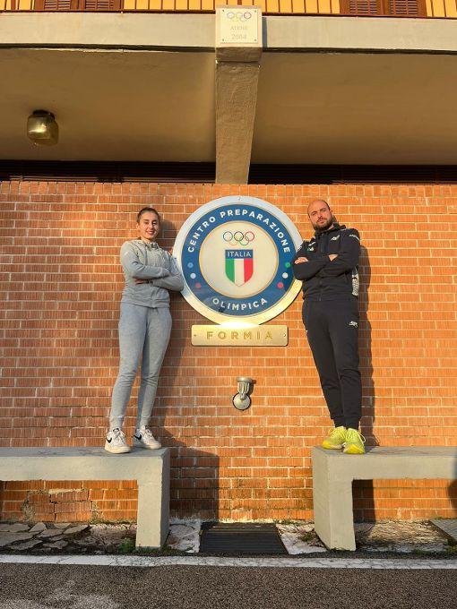 Sara Aber con Francesco Ramos Rametta