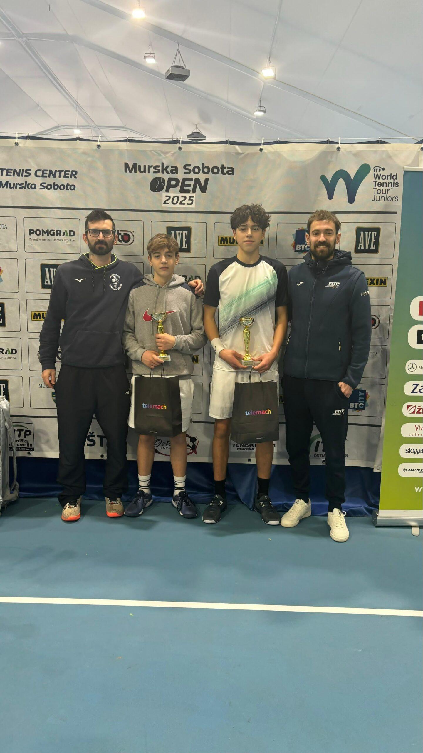 Carlo Paci trionfa in doppio nell’Itf Junior sloveno di Murska Sobota