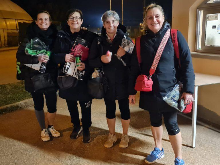 Le coppie finaliste del torneo Tpra di doppio femminile andato in scena al Russi Sporting Club