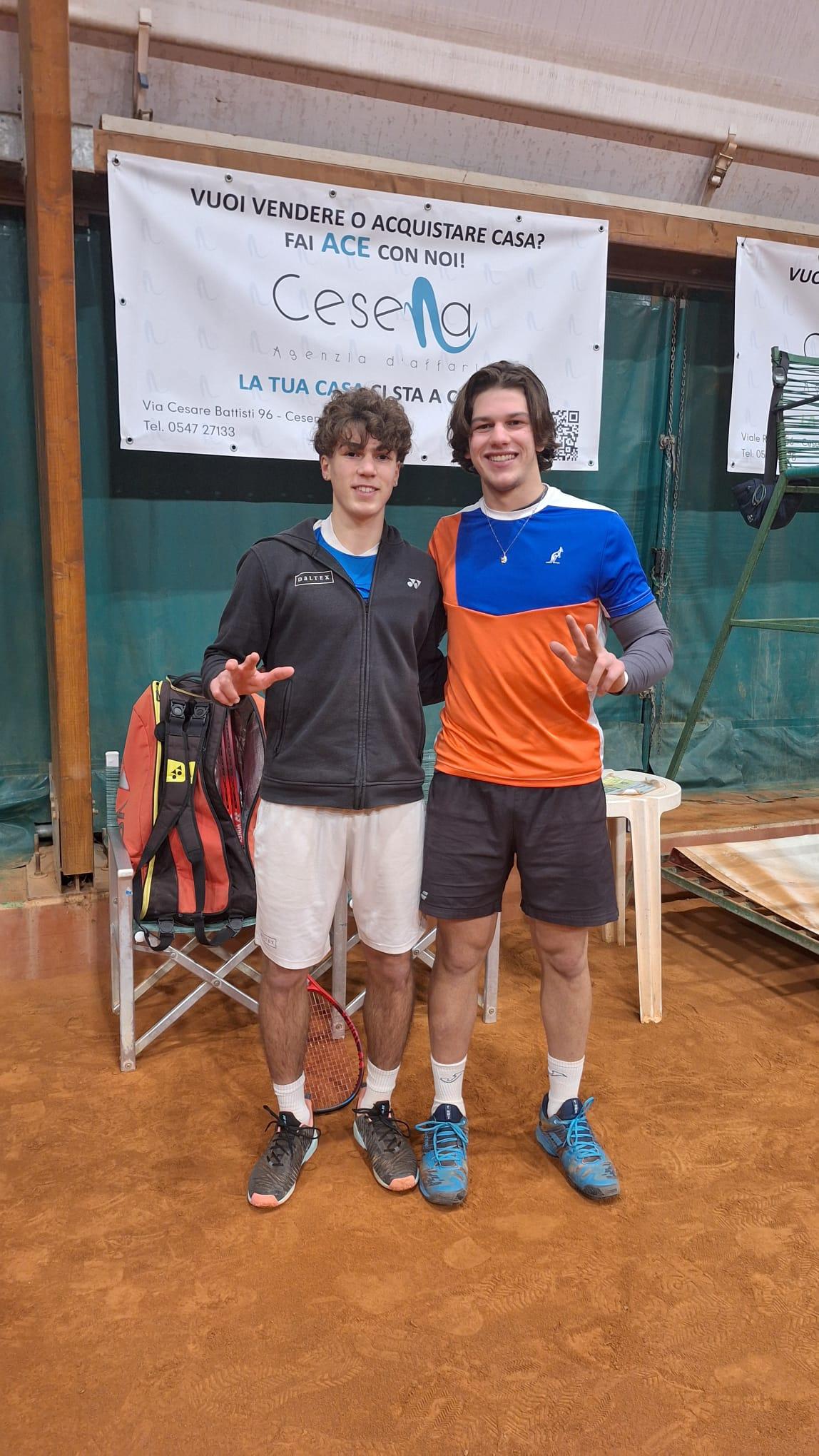 Filippi-Giorgetti, un derby del Tc Viserba deciderà domani (alle 20) il vincitore dell’Open del Ct Cesena, il trofeo “Agenzia d’Affari Cesena-Cesenatico”
