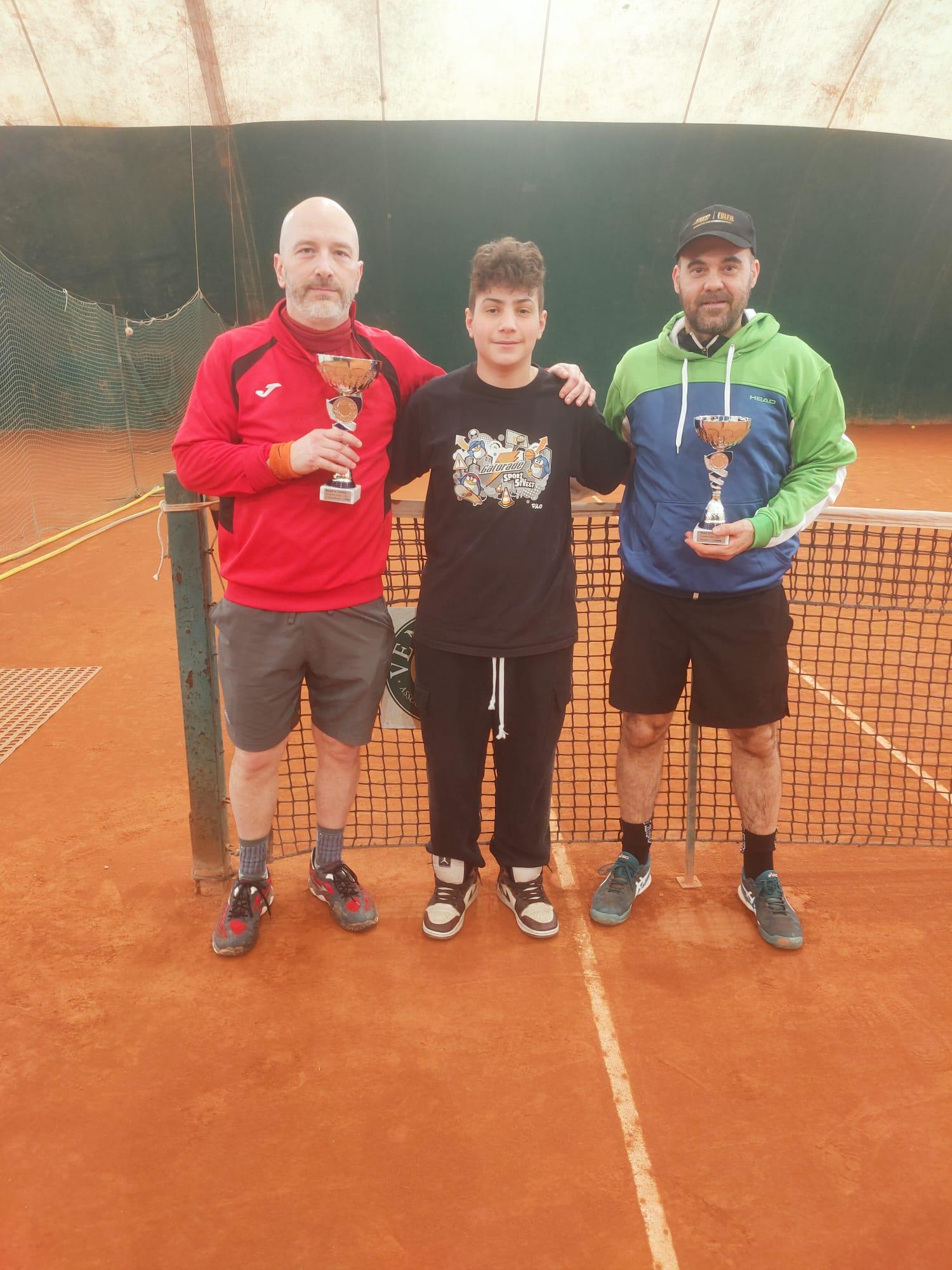 Torneo Tpra del Ct Venustas: vincono Luca Gianessi, Marco Bernardini-Marino Masi in doppio e Giorgia Pulcinelli