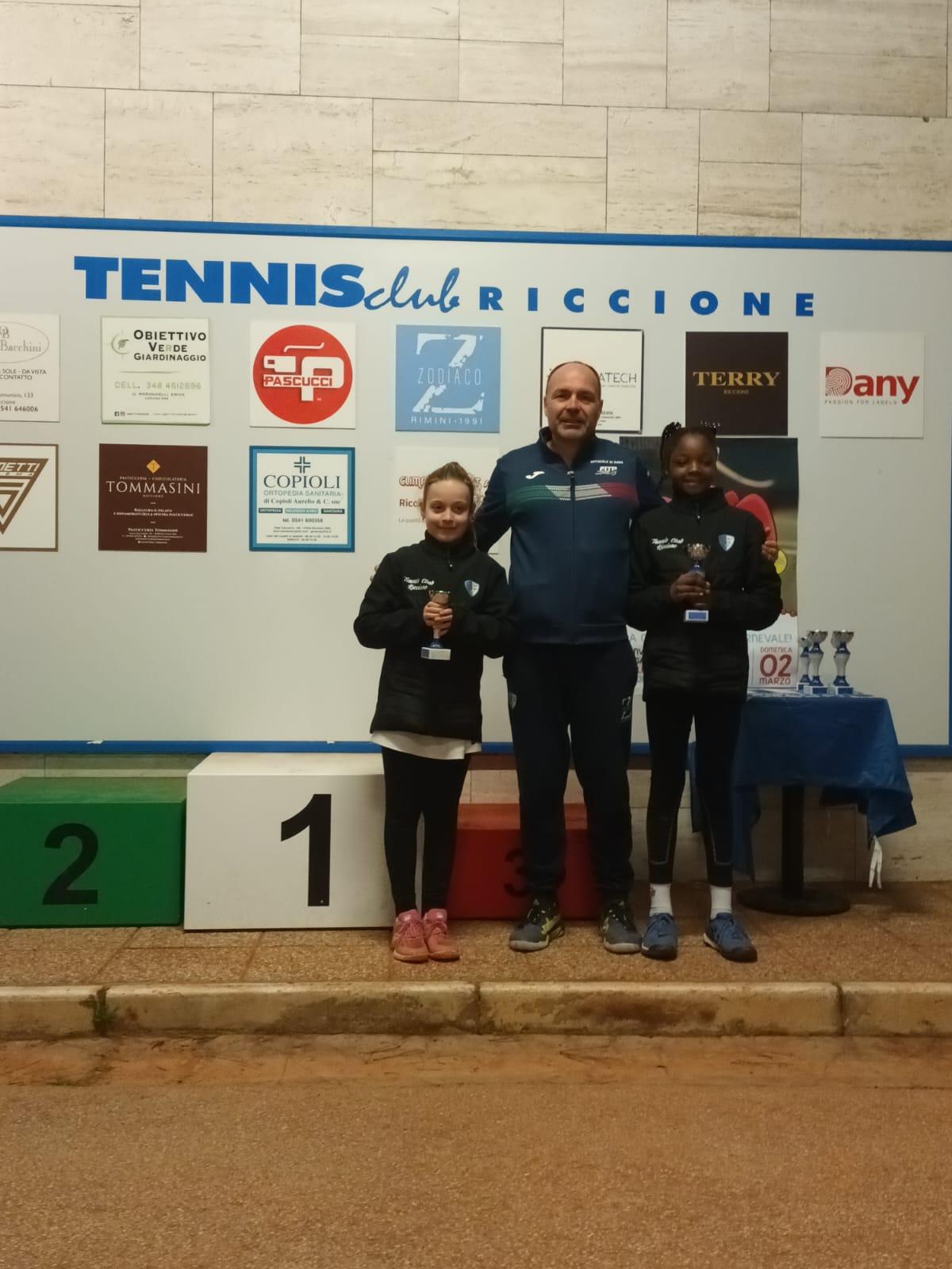 Nel Rodeo giovanile del Tc Riccione a segno Waleska Lusini, Alessandro Marcolini, Pietro Tombari ed Agata Bravin