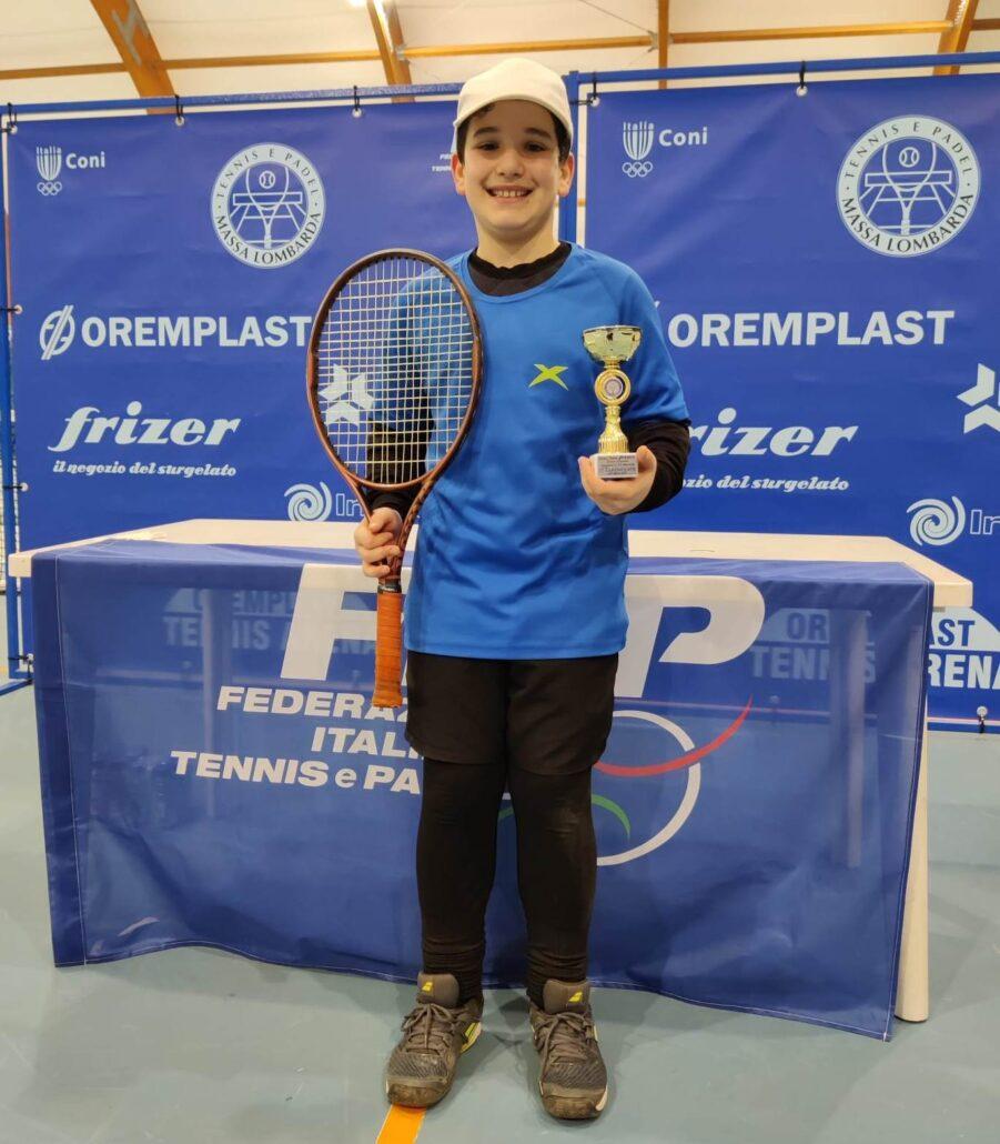 Leonardo Castori vincitore del Trofeo Frizer Rodeo Under 10 al Ct Massa Lombarda
