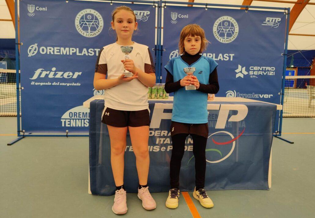 Premiazione del Trofeo Frizer Rodeo Under 10 femminile: Vittoria Arginelli e Noemi Gallina