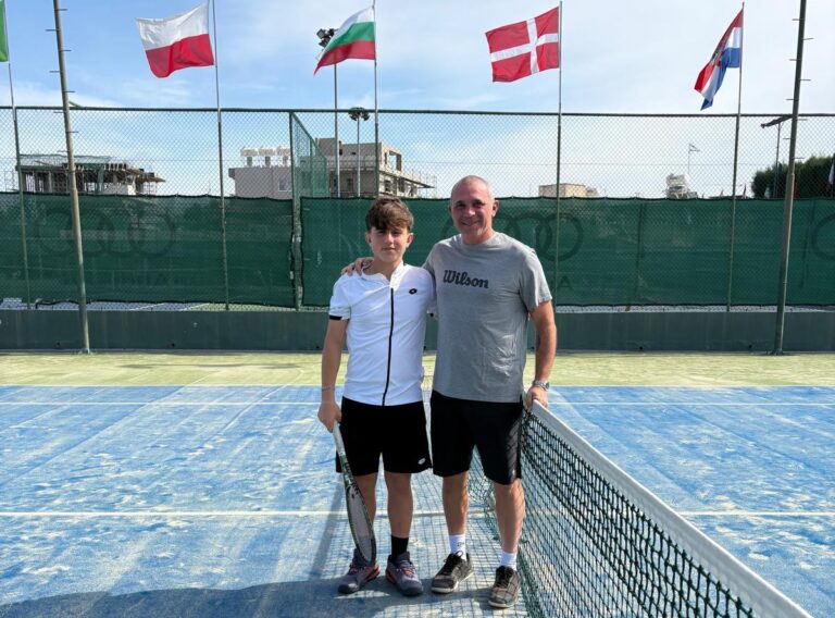 Dennis Spircu con il maestro Christian Rosti