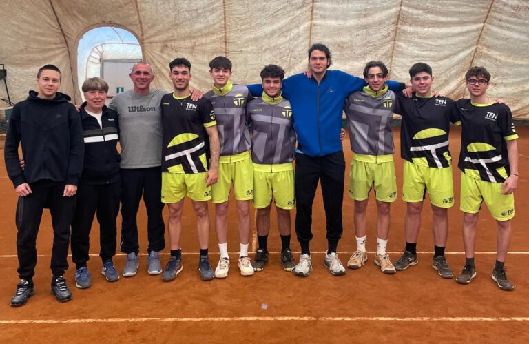 La squadra di serie C maschile del Ten Sport Center