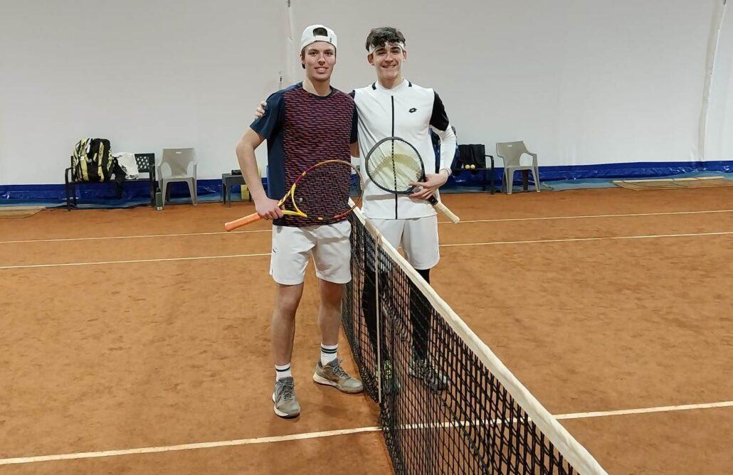 Felix Legnani e Federico Strocchi prima della finale del Rodeo Oremplast a Massa Lombarda