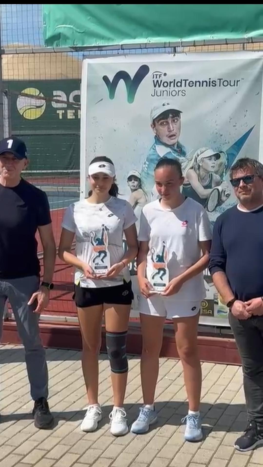 Sofia Cadar vince il doppio nell’Itf Junior di Scutari-La coppia Robert Cadar-Pietro Galimberti (in finale in singolare) vince il doppio nel Junior Next Gen di Merano