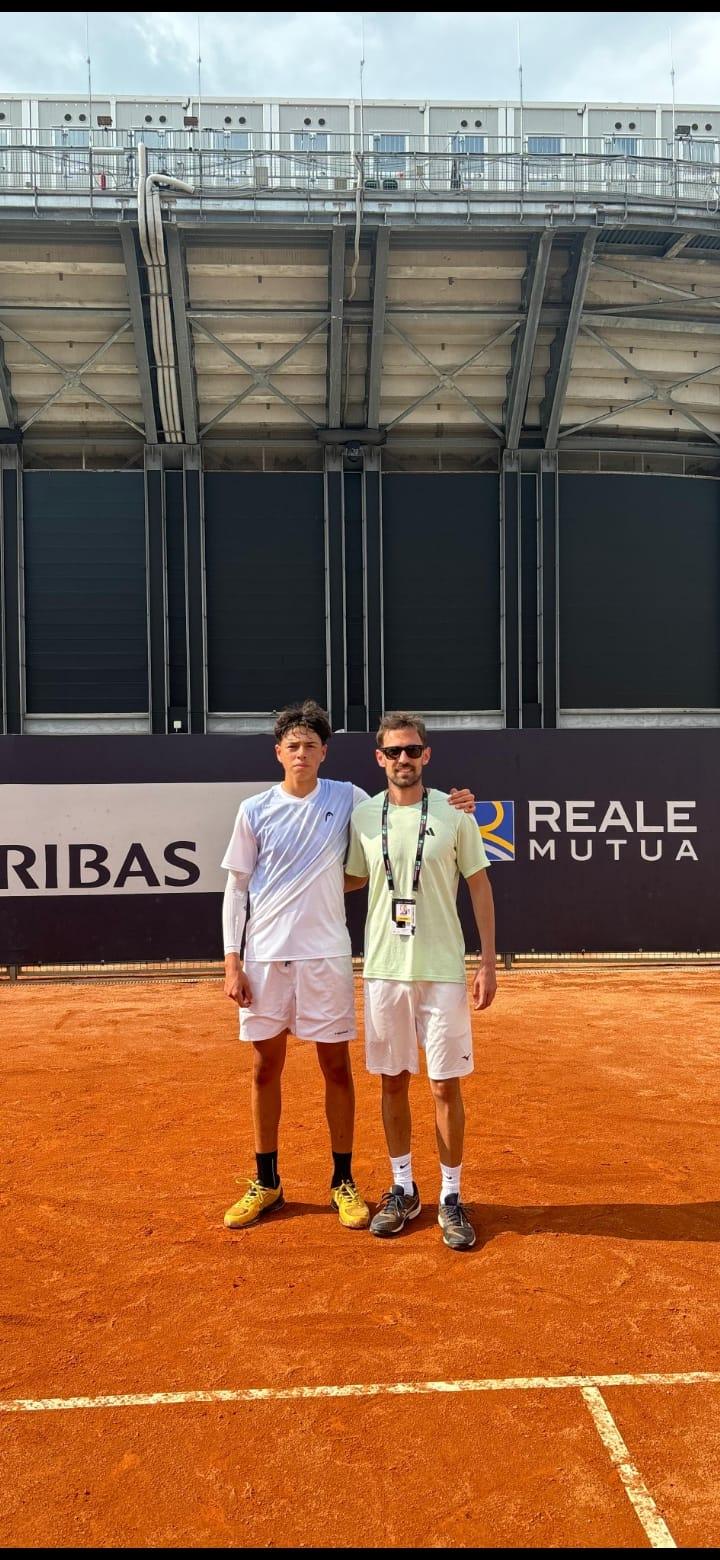 Carlo Paci in semifinale in doppio negli Internazionali d’Italia Under 16