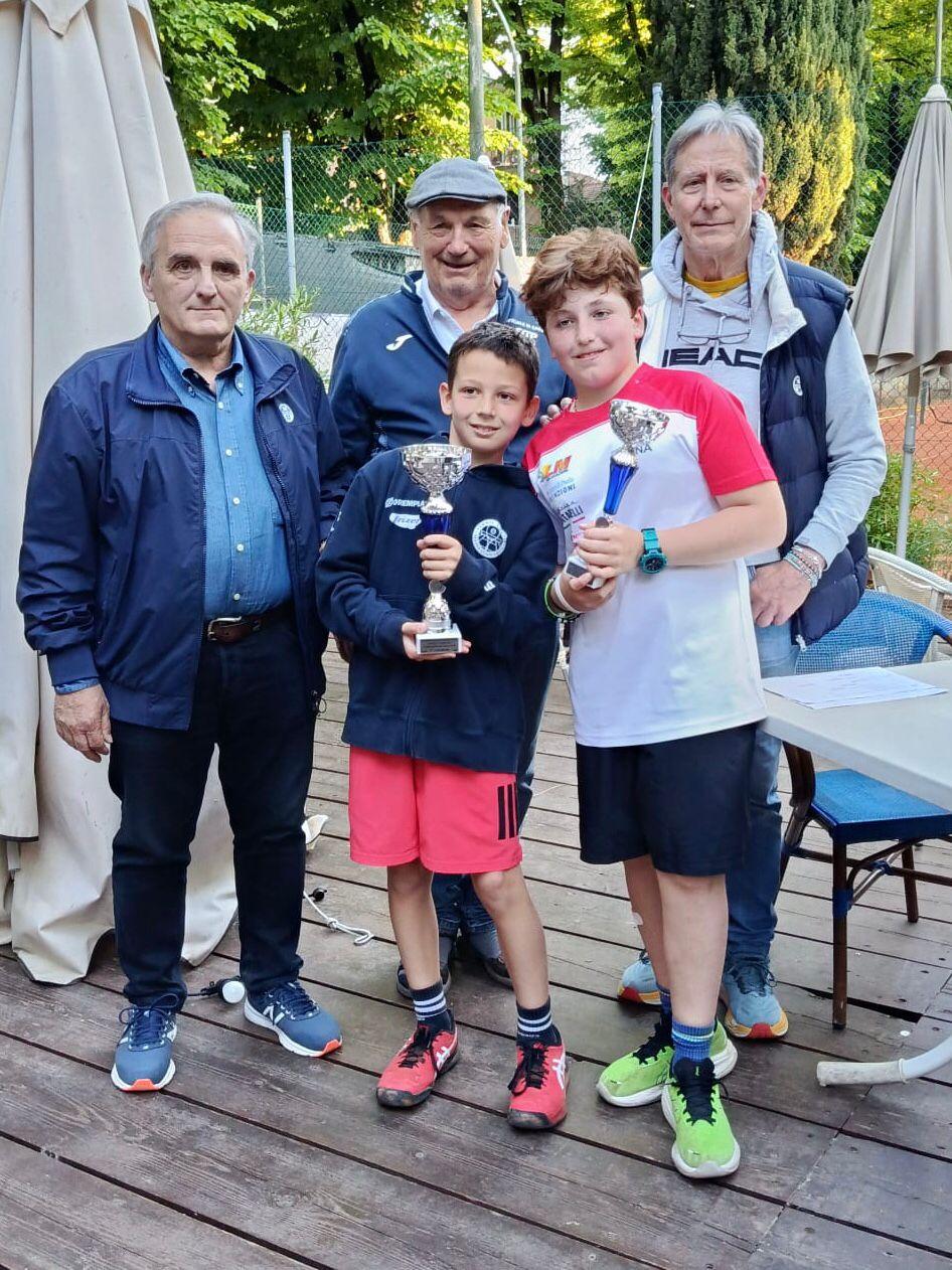 Lorenzo Xella ed Estefania Alexandra Nunez vincono il torneo Under 12 del Tc Marconi Forlì, il trofeo “Otoplus Centro Audioprotesico”