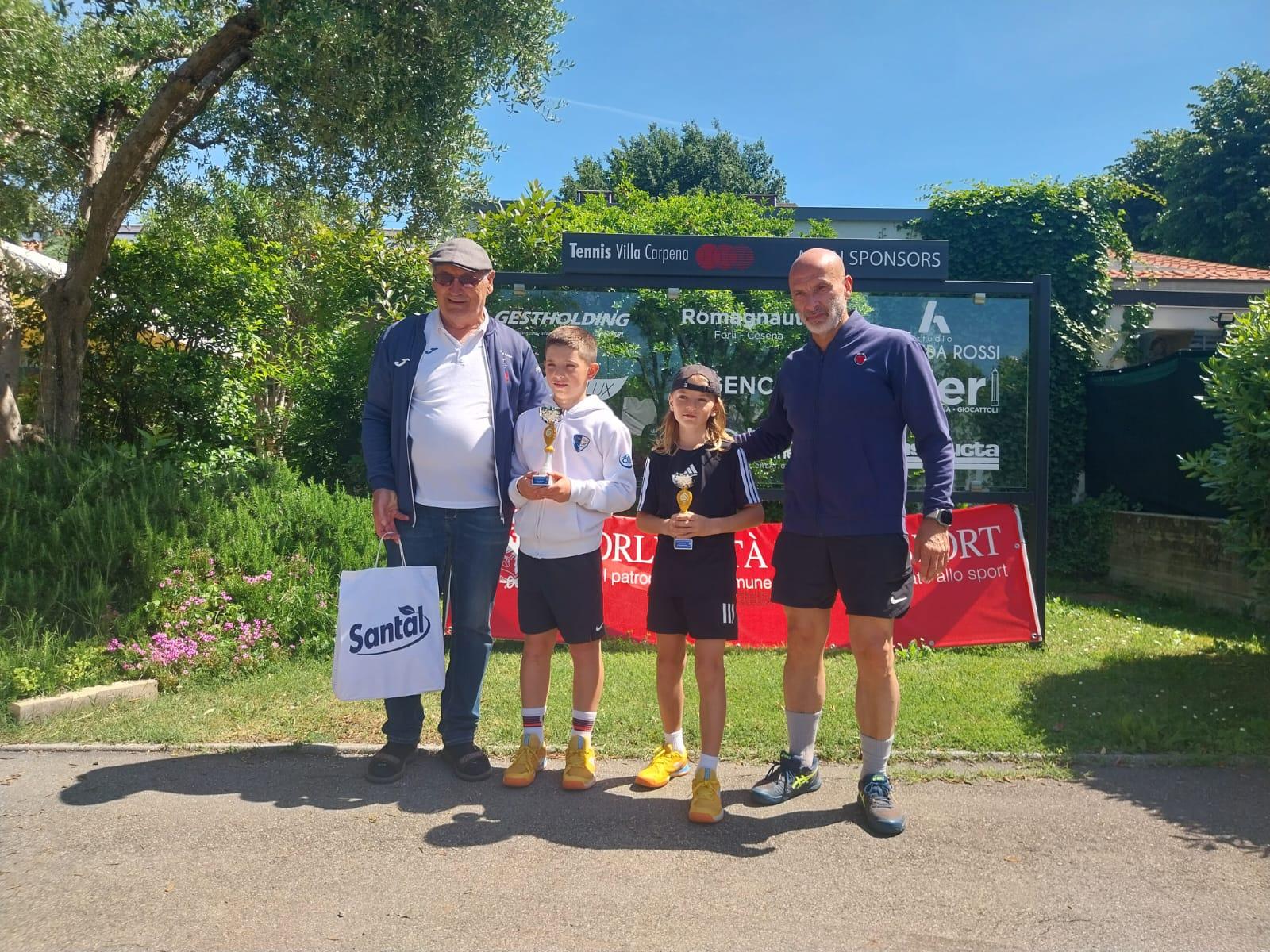 Primi verdetti nel torneo Emilia Romagna Junior Tour al Carpena: Micol Foggia e Gianmarco Diana vincono l’Under 10, Sara Chierici l’Under 14 e Mia Zanzi l’Under 12