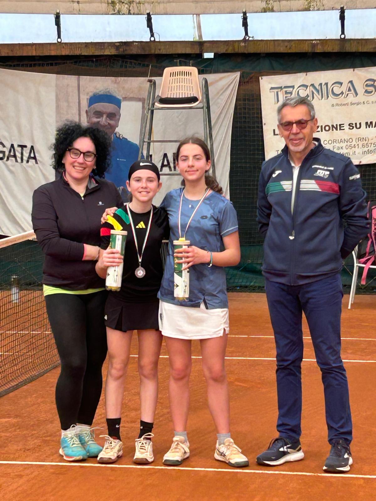 Trofeo “Città di Coriano” Under 16: nel femminile Anna Parmeggiani conquista il derby del Tc Riccione su Elisabetta Pastore, nel maschile vince Leonardo Carioni