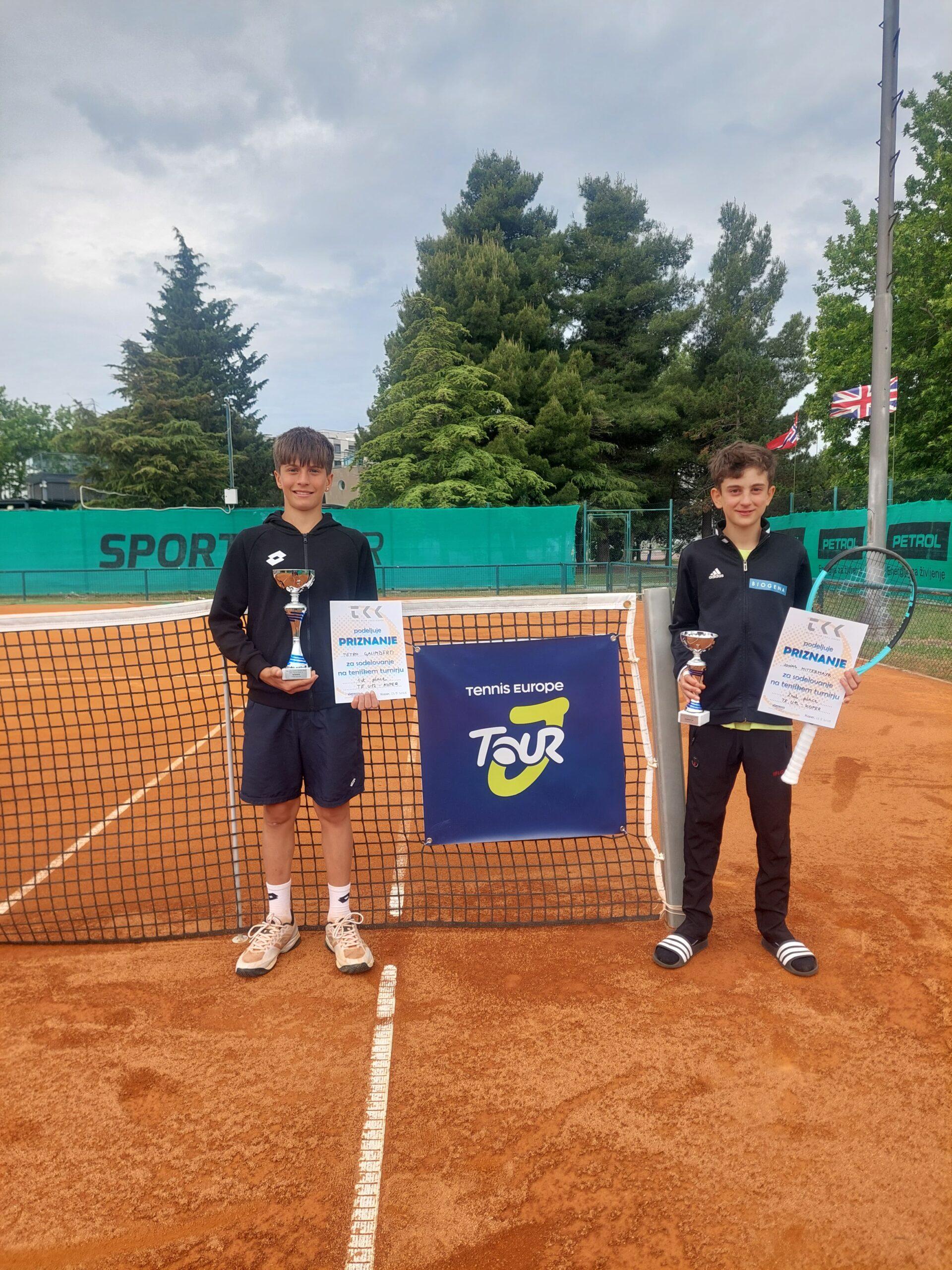 Pietro Galimberti protagonista fino in fondo, è suo il torneo Tennis Europe Under 12 sloveno di Koper