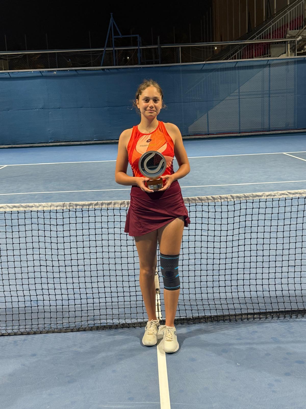 Sofia Cadar si ferma in finale in doppio nell’Itf di Doha (J60)