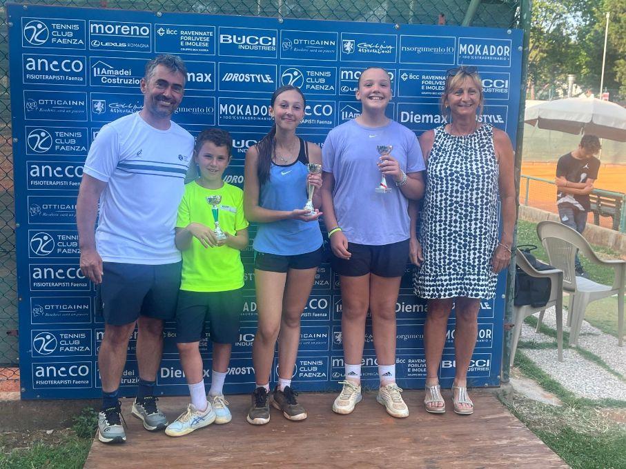 Emilia Romagna Junior Tour al Tc Faenza: successi di Leonardo Castori, Caterina Larotonda e Gaia Farolfi