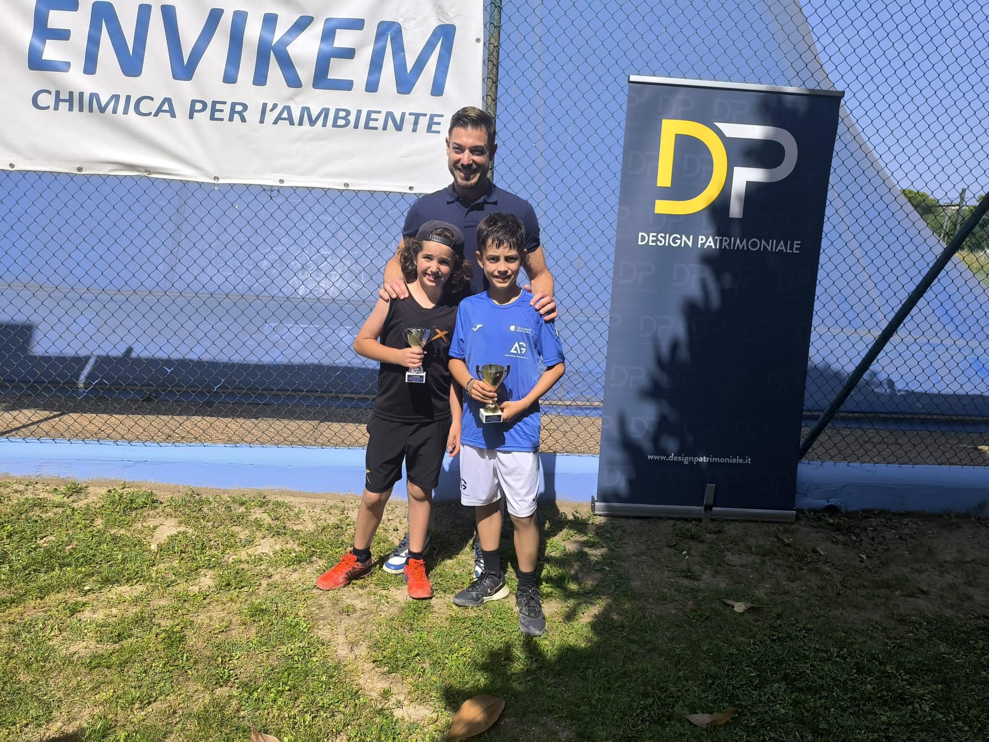 Trofeo giovanile “Design Patrimoniale” al Ct Cicconetti: nell’Under 10 vincono Mattia Sena ed Amelia Valentini, nell’Under 14 Anna Parmeggiani