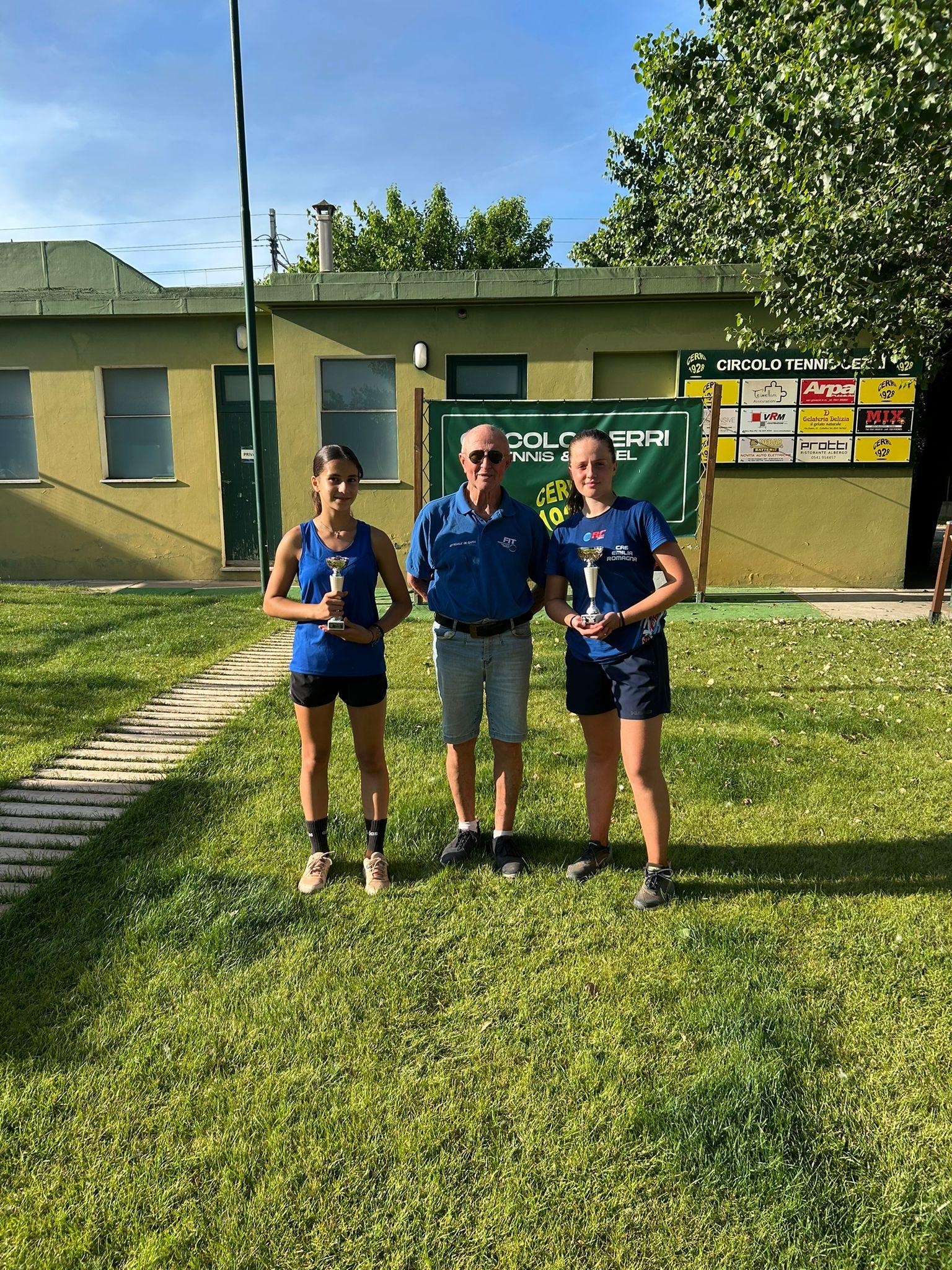 Daniele Vittoria ed Agata Bravin vincono il torneo Under 14 del Circolo Tennis Cerri
