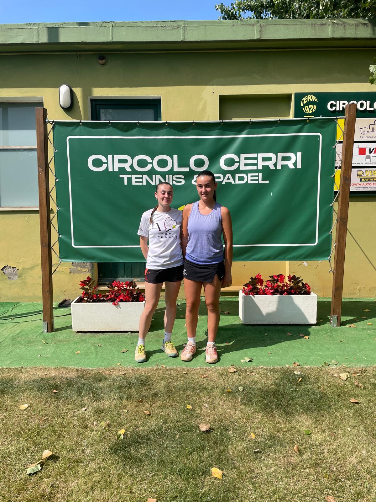 Francesco Muratori ed Aurora D’Errico vincono il torneo Under 16 del Ct Cerri, ora in campo il torneo di 3° categoria