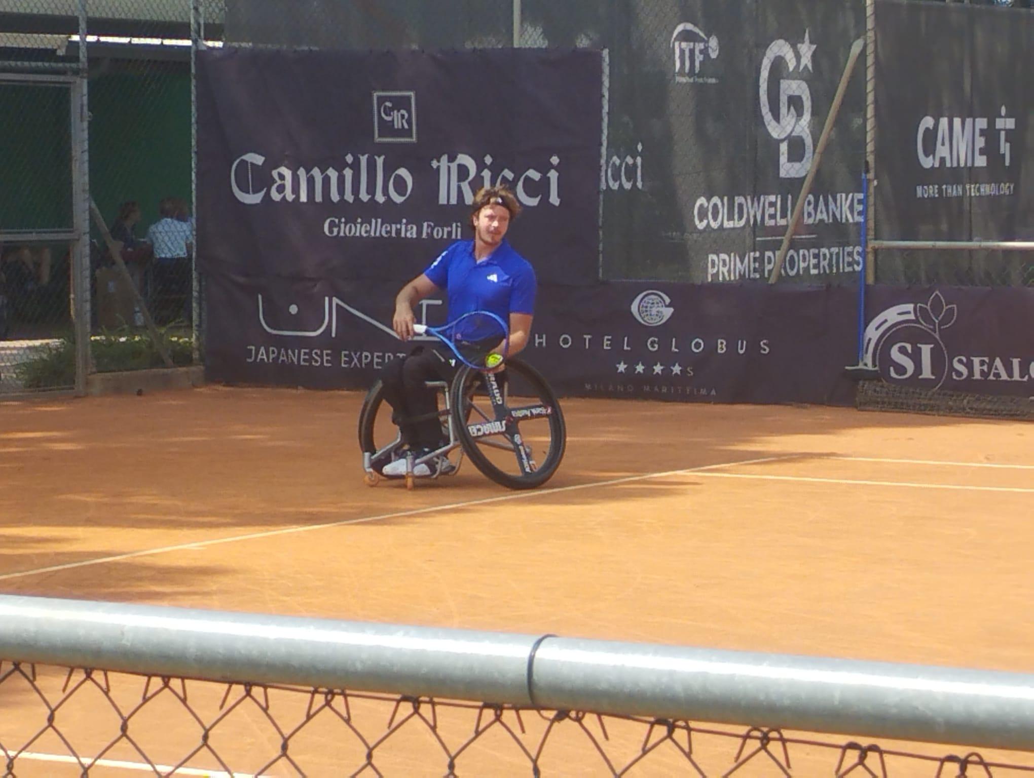 Primi match nell’Itf Wheelchair alla Polisportiva 2000 Cervia, i big fanno subito la voce grossa nel maschile: quarti per Bartram (n.1) e Ter Hofte (n.2)