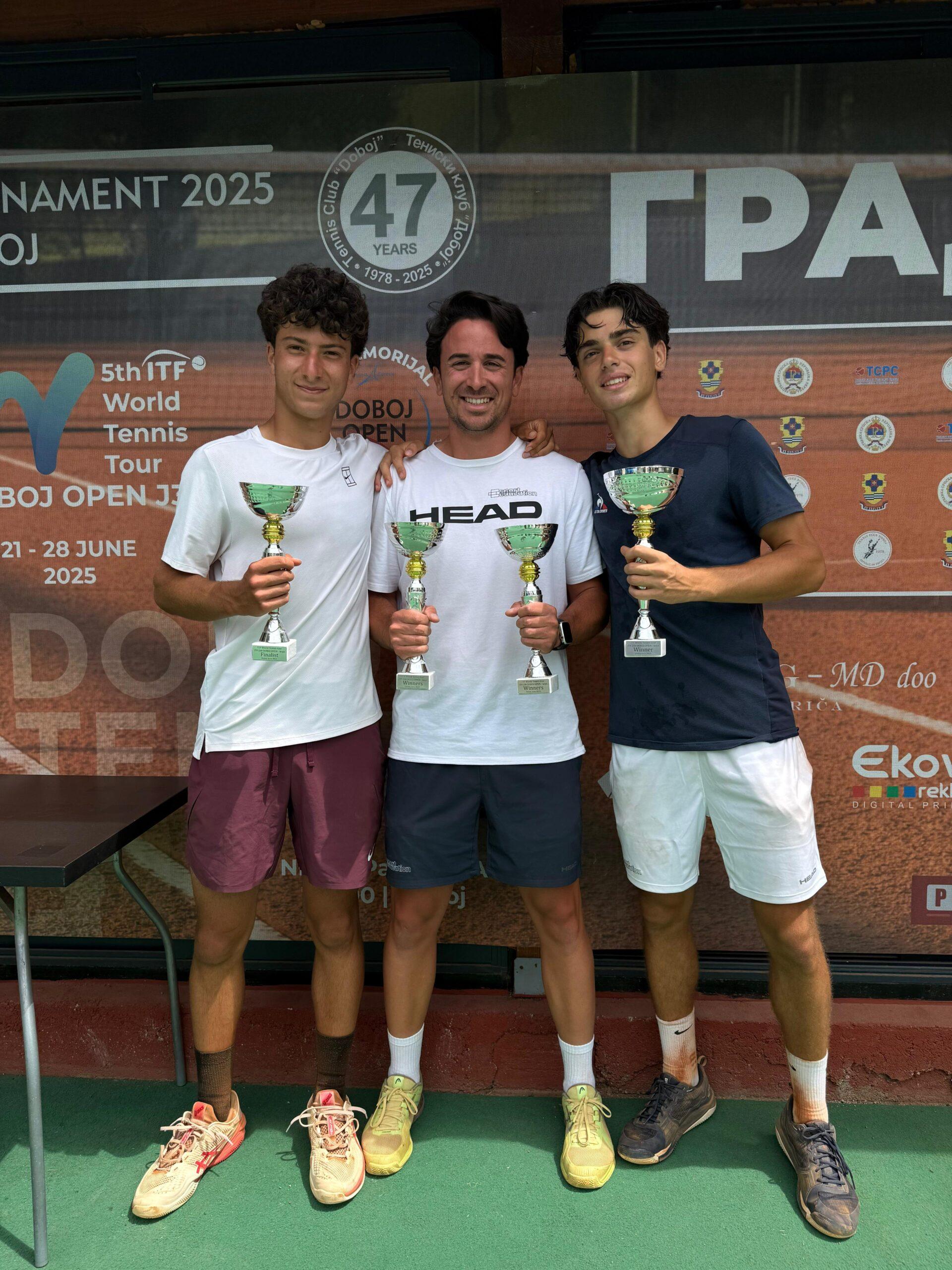 Strepitoso Niccolò Satta: vince singolare e doppio nell’Itf di Doboj (J30), si ferma in finale in doppio Crystal Aratari