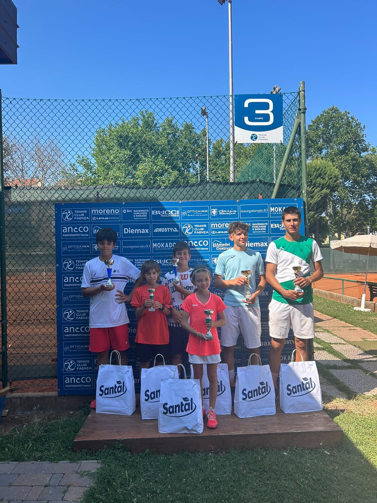 Emilia Romagna Junior Tour al Tc Faenza: vincono Micol Foggia, Tommaso Monti e Marco Menichetti