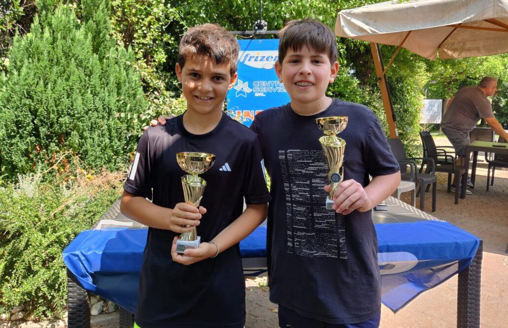 Trofeo Frizer: Nathan Baldassarri e Alessio Morozzi under 10 maschile