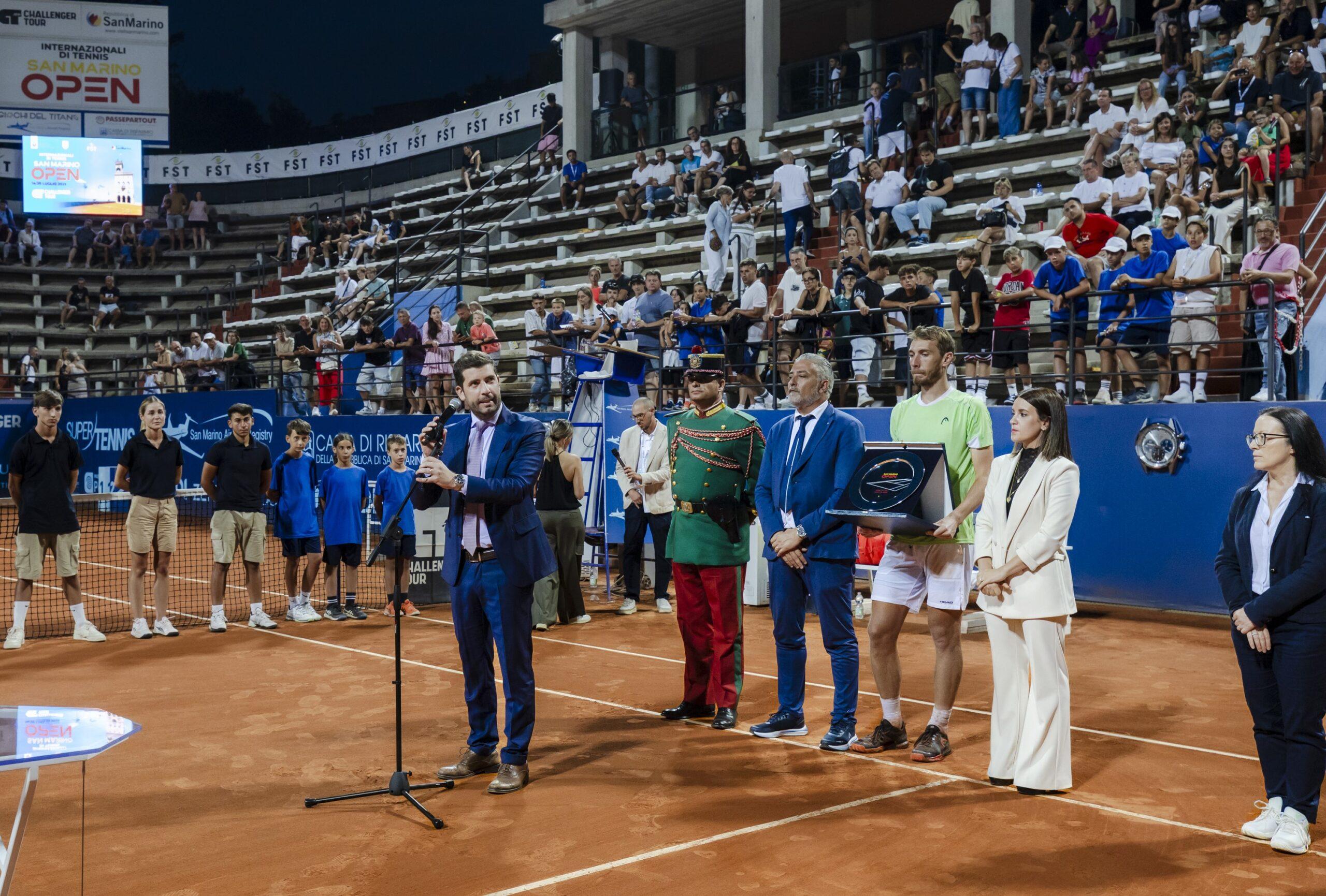 Internazionali di Tennis San Marino, il presidente Santi: “L’evento si è confermato più forte del cambio di data, al lavoro per continuare a crescere”