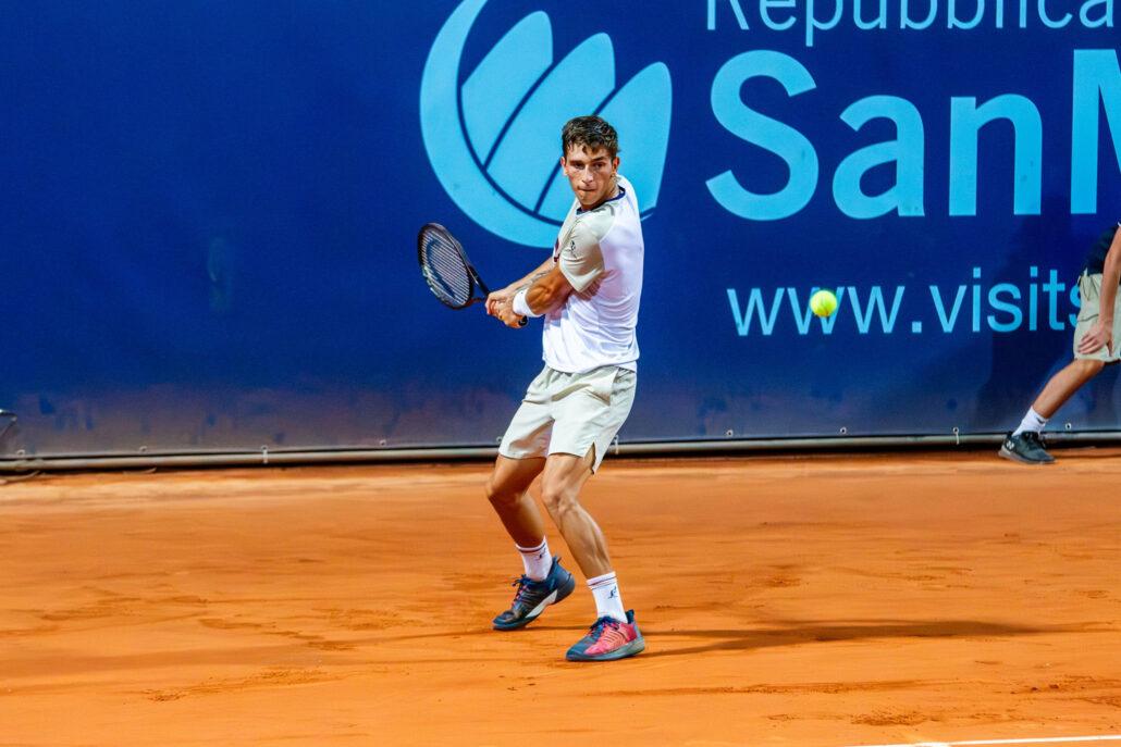 Matteo Gigante in azione sul Titano