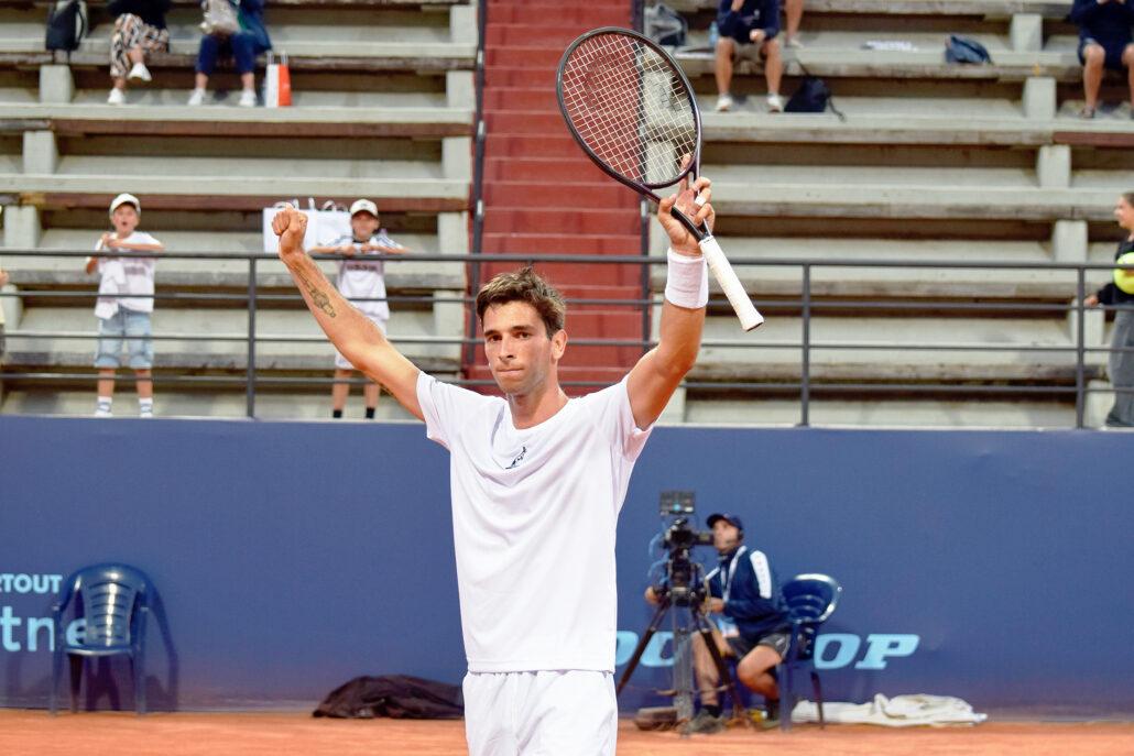 Matteo Gigante esulta: San Marino Open