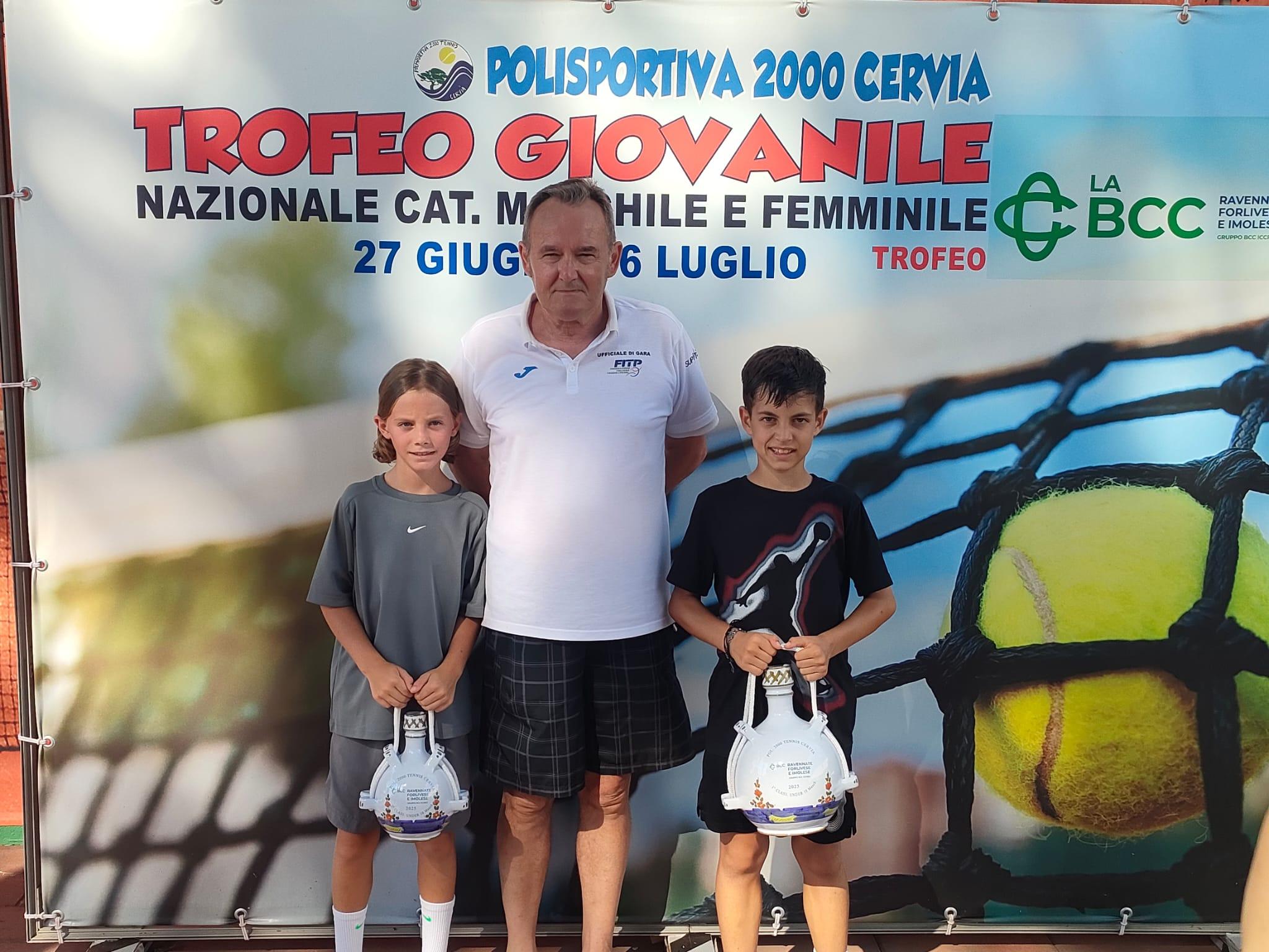 Emilia Romagna Junior Tour, trofeo “La Bcc” alla Polisportiva 2000 Cervia: nell’Under 10 maschile successo di Mattia Sena